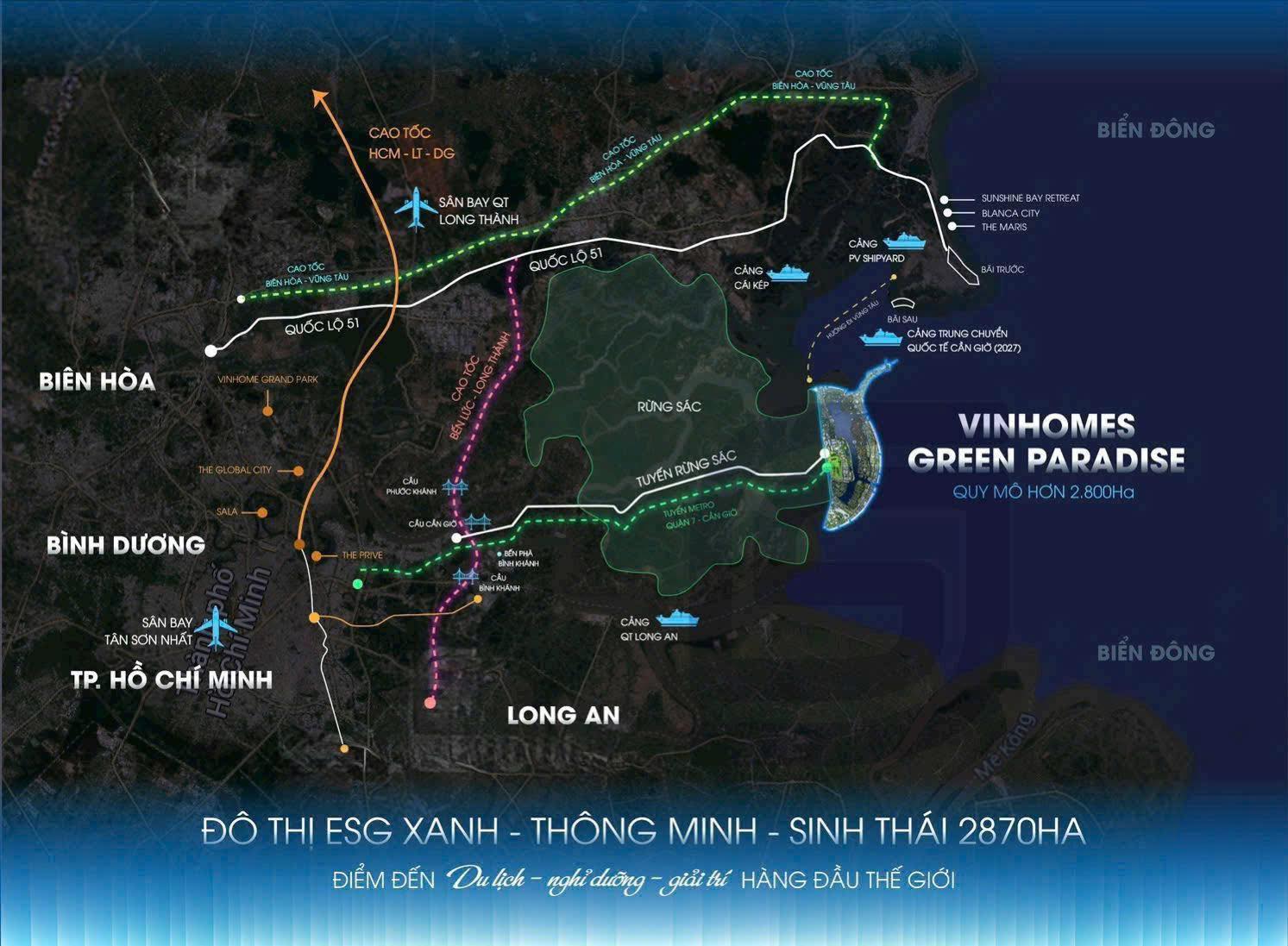 vị trí vinhomes green paradise