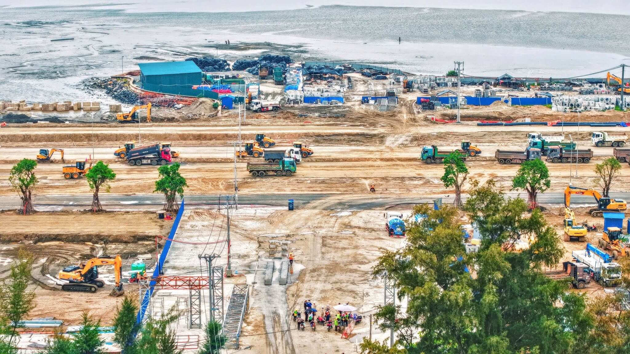 tiến độ Cần Giờ Skyline tháng 10/2025.